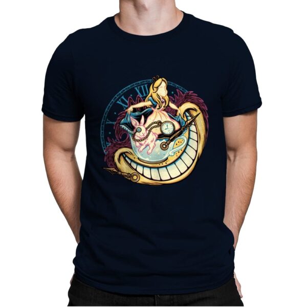 Down the Rabbit Hole - Mens Premium T-Shirts RIPT Apparel Small / Midnight Navy