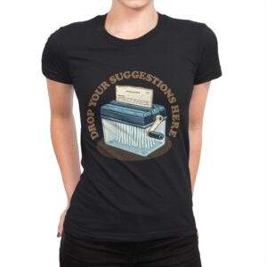Drop your Suggestions Here - Womens Premium T-Shirts RIPT Apparel Small / Black
