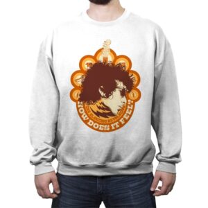 Electric Bob - Crew Neck Sweatshirt Crew Neck Sweatshirt RIPT Apparel Small / White