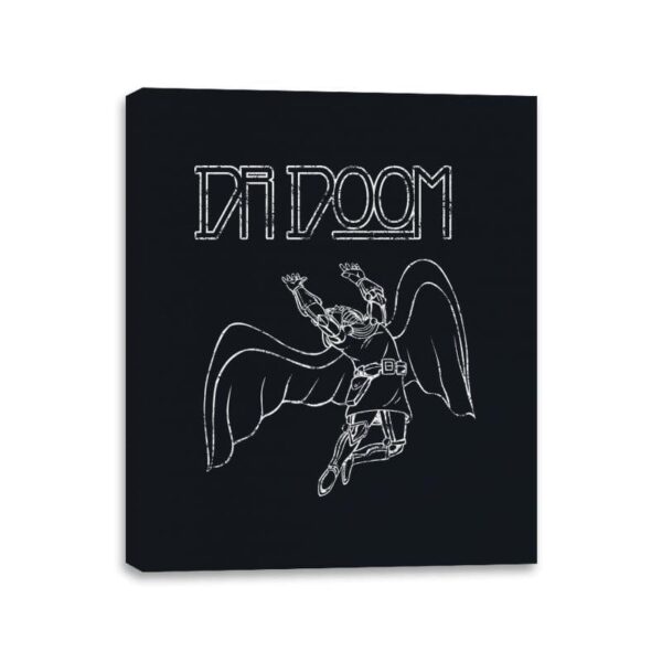 Fallen Doom - Canvas Wraps Canvas Wraps RIPT Apparel 11x14 / Black
