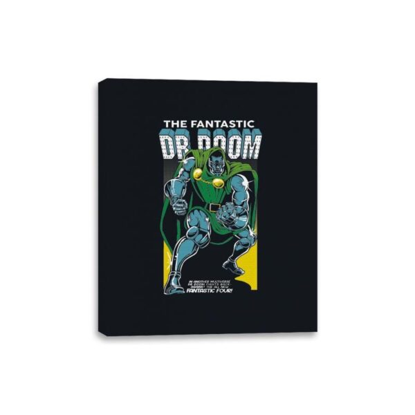 Fantastic Dr Doom - Canvas Wraps Canvas Wraps RIPT Apparel 8x10 / Black