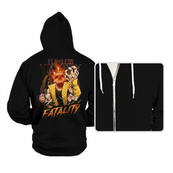 Fatality From Hell  - Hoodies Hoodies RIPT Apparel Small / Black