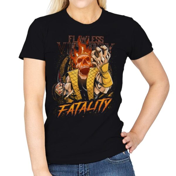 Fatality From Hell  - Womens T-Shirts RIPT Apparel Small / Black