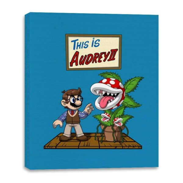 Feed Me - Canvas Wraps Canvas Wraps RIPT Apparel 16x20 / Sapphire