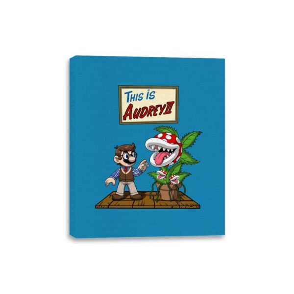 Feed Me - Canvas Wraps Canvas Wraps RIPT Apparel 8x10 / Sapphire