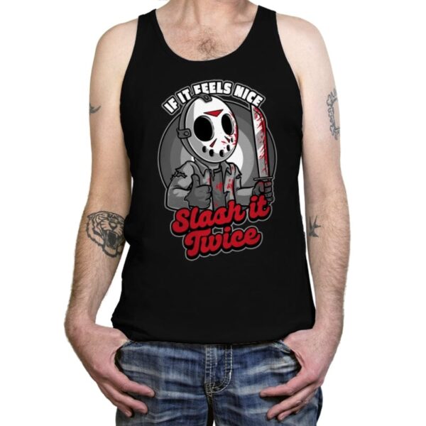 Feels Nice Horror - Tanktop Tanktop RIPT Apparel X-Small / Black