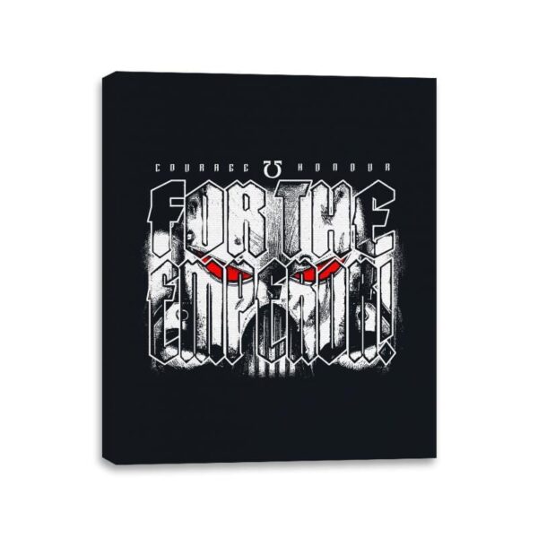 For the Emperor - Canvas Wraps Canvas Wraps RIPT Apparel 11x14 / Black