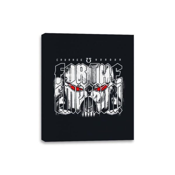 For the Emperor - Canvas Wraps Canvas Wraps RIPT Apparel 8x10 / Black