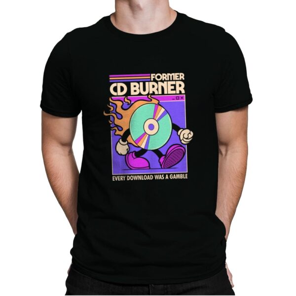 Former Cd Burner - Mens Premium T-Shirts RIPT Apparel Small / Black