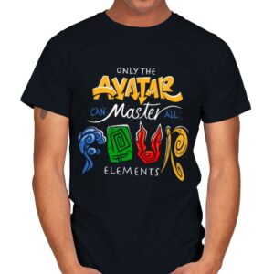Four Elements Master - Mens T-Shirts RIPT Apparel Small / Black