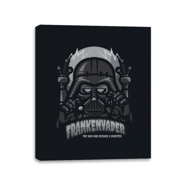 Frankenvader - Canvas Wraps Canvas Wraps RIPT Apparel 11x14 / Black