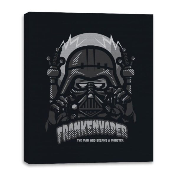 Frankenvader - Canvas Wraps Canvas Wraps RIPT Apparel 16x20 / Black