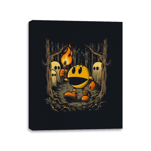 Game Forest Ghosts - Canvas Wraps Canvas Wraps RIPT Apparel 11x14 / Black