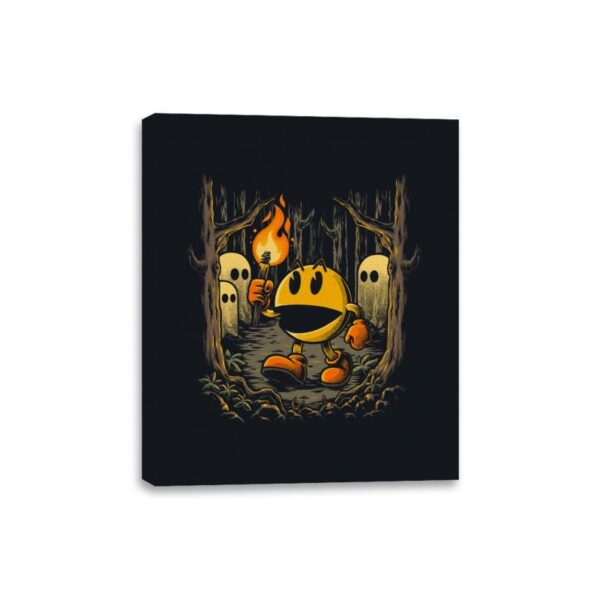 Game Forest Ghosts - Canvas Wraps Canvas Wraps RIPT Apparel 8x10 / Black