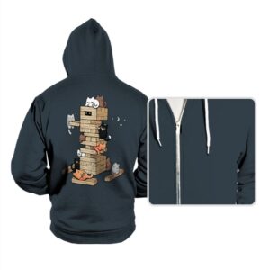 Gaming Kittens - Hoodies Hoodies RIPT Apparel Small / Dark Gray