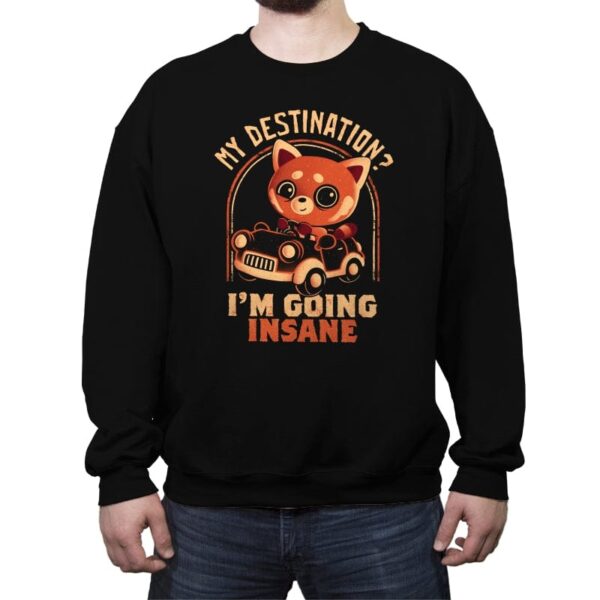 Going Insane - Crew Neck Sweatshirt Crew Neck Sweatshirt RIPT Apparel Small / Black