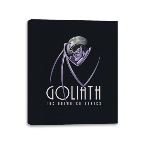 Goliath the Animated Series - Canvas Wraps Canvas Wraps RIPT Apparel 11x14 / Black