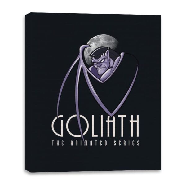 Goliath the Animated Series - Canvas Wraps Canvas Wraps RIPT Apparel 16x20 / Black