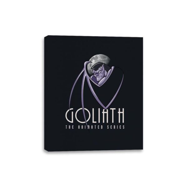 Goliath the Animated Series - Canvas Wraps Canvas Wraps RIPT Apparel 8x10 / Black