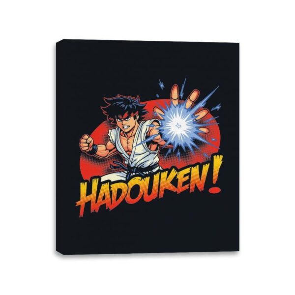 Hadouken - Canvas Wraps Canvas Wraps RIPT Apparel 11x14 / Black