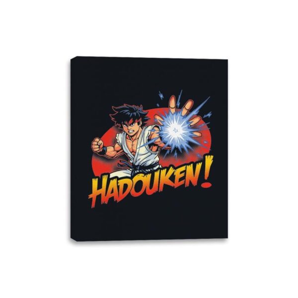 Hadouken - Canvas Wraps Canvas Wraps RIPT Apparel 8x10 / Black