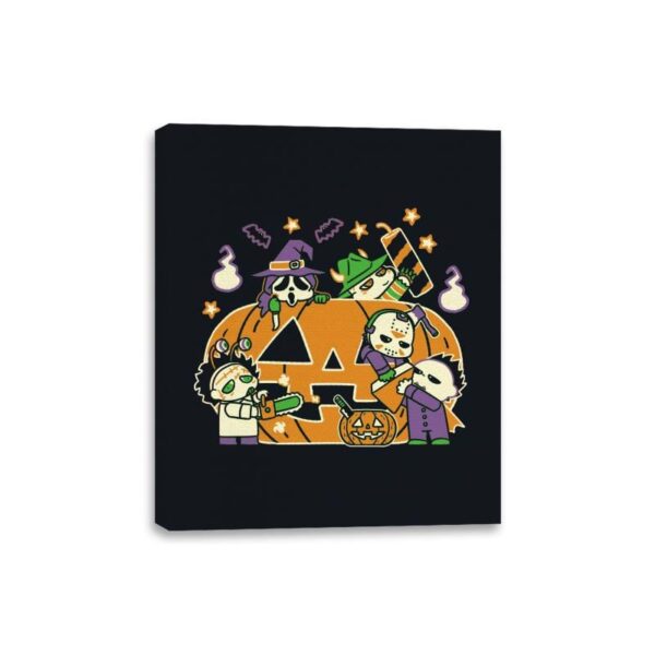 Halloween is Coming - Canvas Wraps Canvas Wraps RIPT Apparel 8x10 / Black