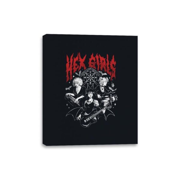 Hex Girls - Canvas Wraps Canvas Wraps RIPT Apparel 8x10 / Black