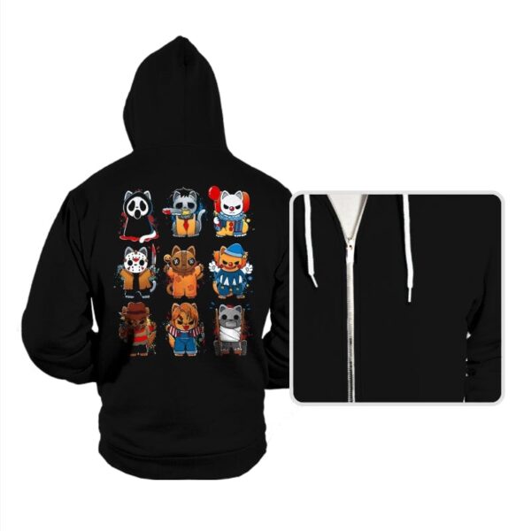 Horror Kitten - Hoodies Hoodies RIPT Apparel Small / Black