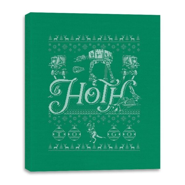 Hoth To Go - Canvas Wraps Canvas Wraps RIPT Apparel 16x20 / Kelly