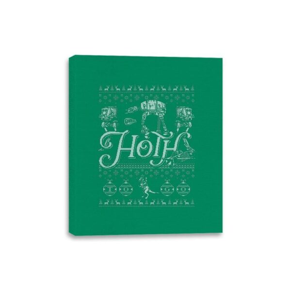 Hoth To Go - Canvas Wraps Canvas Wraps RIPT Apparel 8x10 / Kelly