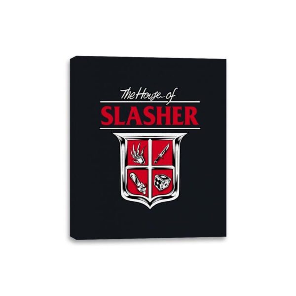 House of Slasher - Canvas Wraps Canvas Wraps RIPT Apparel 8x10 / Black
