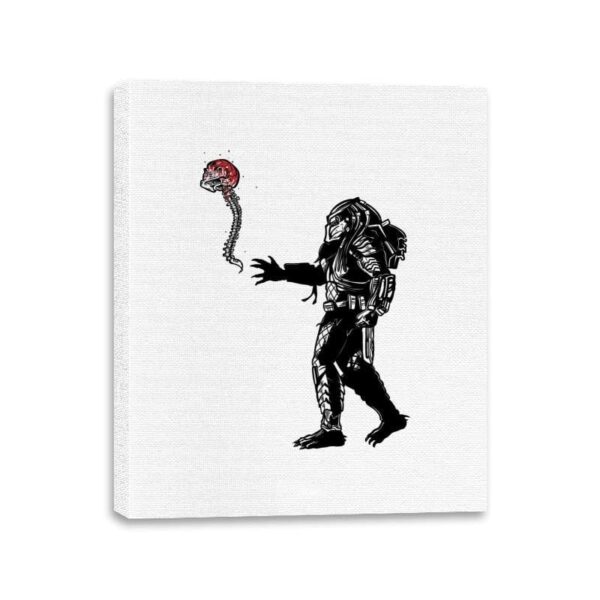 Hunter with the Trophy - Canvas Wraps Canvas Wraps RIPT Apparel 11x14 / White