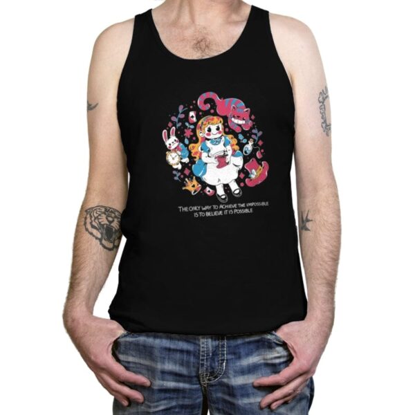 Impossible is Possible - Tanktop Tanktop RIPT Apparel X-Small / Black