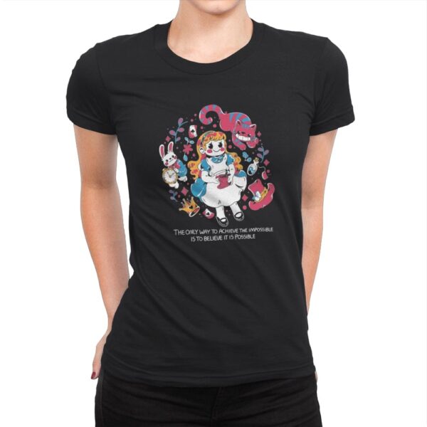 Impossible is Possible - Womens Premium T-Shirts RIPT Apparel Small / Black