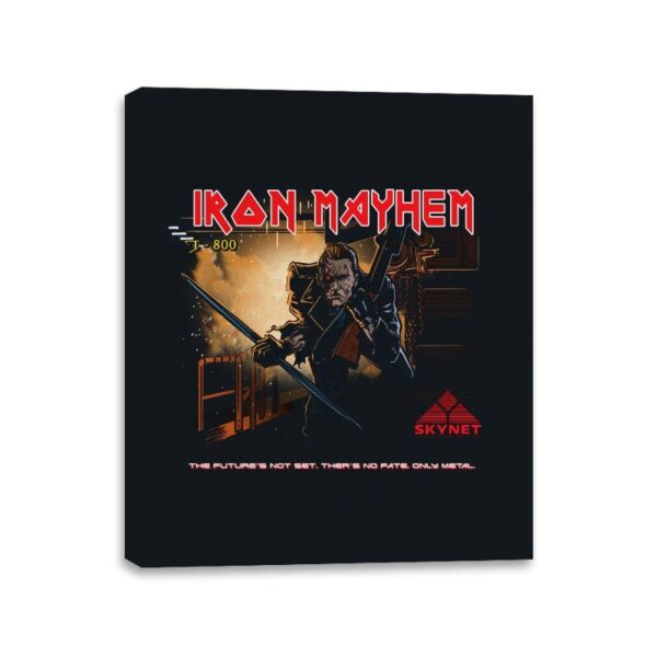 Iron Mayhem - Canvas Wraps Canvas Wraps RIPT Apparel 11x14 / Black