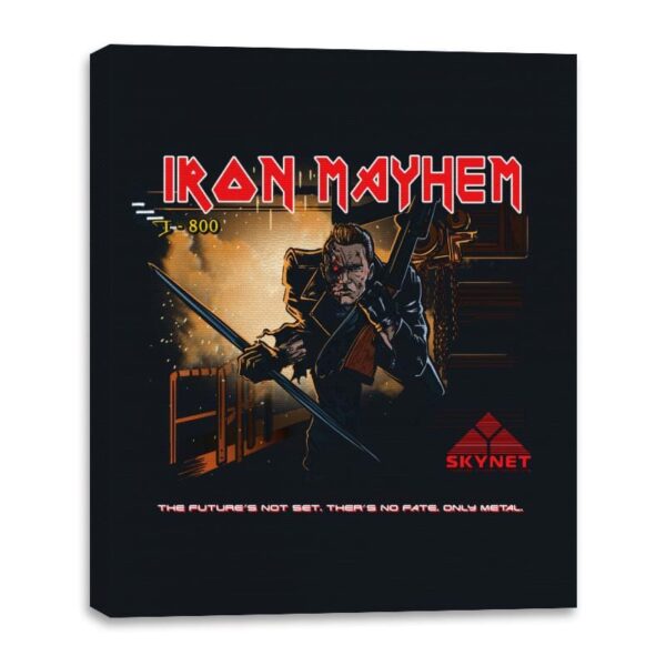 Iron Mayhem - Canvas Wraps Canvas Wraps RIPT Apparel 16x20 / Black
