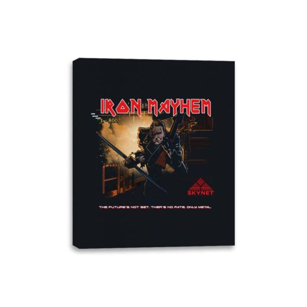 Iron Mayhem - Canvas Wraps Canvas Wraps RIPT Apparel 8x10 / Black