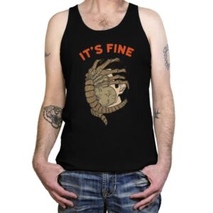 Its fine - Tanktop Tanktop RIPT Apparel X-Small / Black