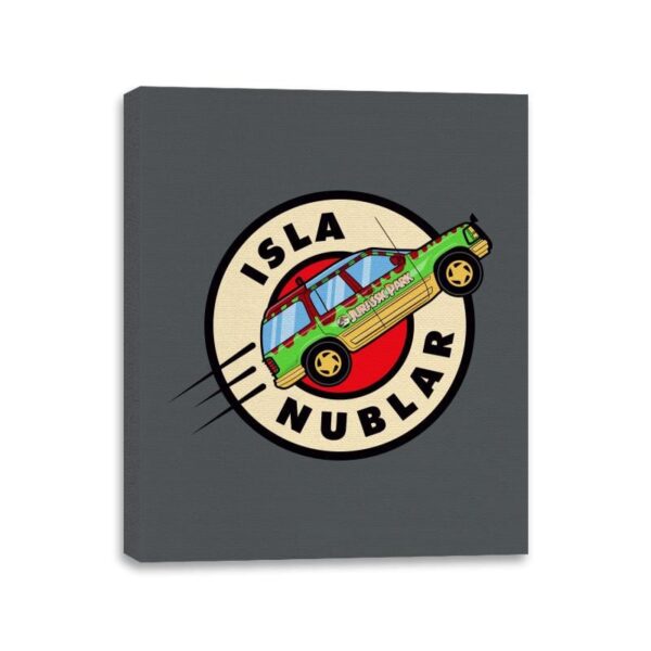 Jurassic Express - Canvas Wraps Canvas Wraps RIPT Apparel 11x14 / Charcoal