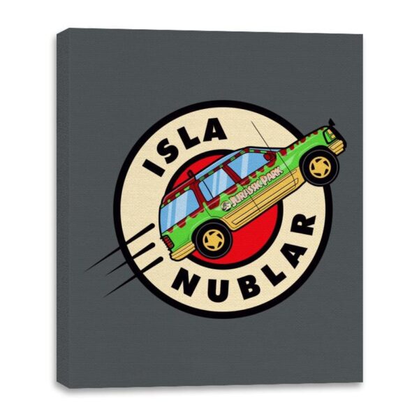 Jurassic Express - Canvas Wraps Canvas Wraps RIPT Apparel 16x20 / Charcoal