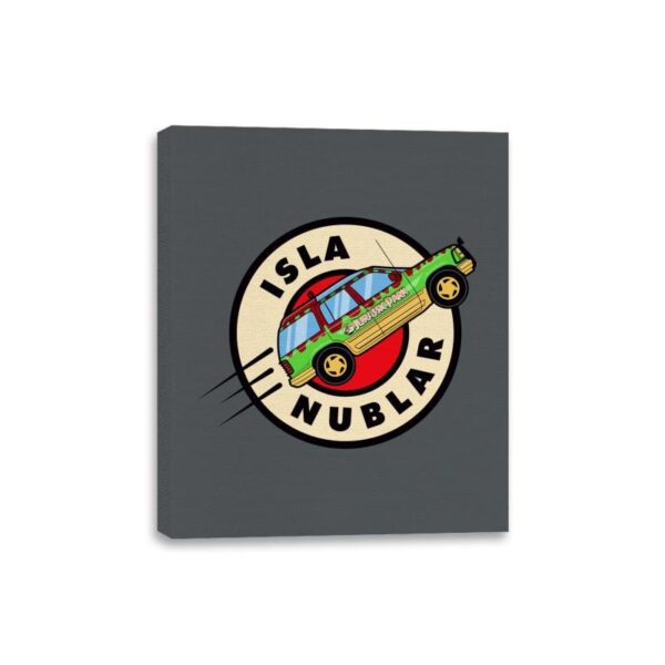 Jurassic Express - Canvas Wraps Canvas Wraps RIPT Apparel 8x10 / Charcoal