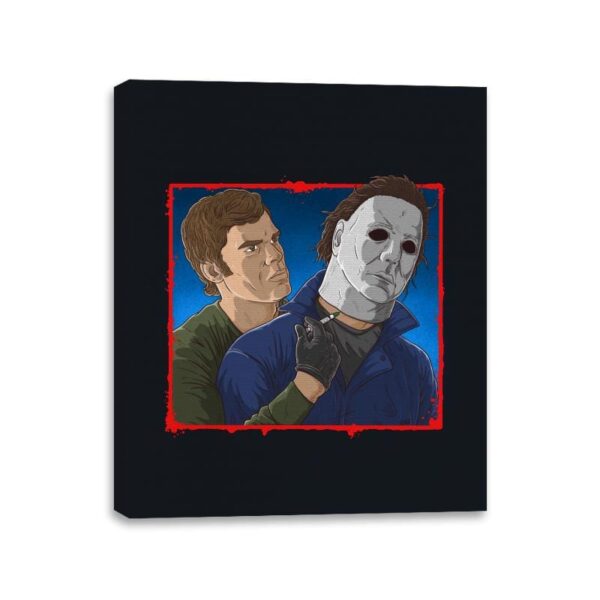 Killing the Killer - Canvas Wraps Canvas Wraps RIPT Apparel 11x14 / Black
