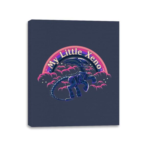 Little Xeno - Canvas Wraps Canvas Wraps RIPT Apparel 11x14 / Navy