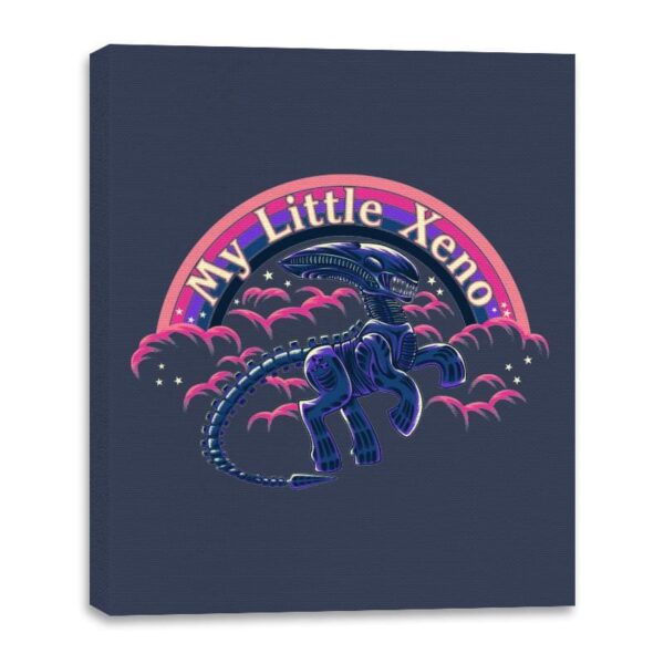 Little Xeno - Canvas Wraps Canvas Wraps RIPT Apparel 16x20 / Navy