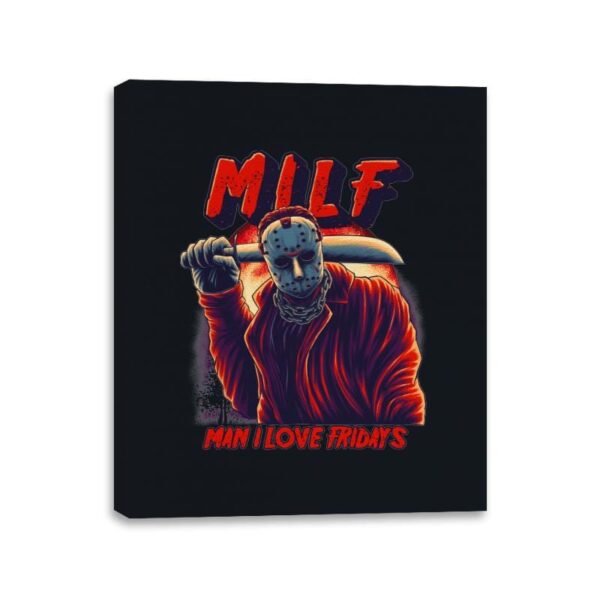 Love Fridays - Canvas Wraps Canvas Wraps RIPT Apparel 11x14 / Black
