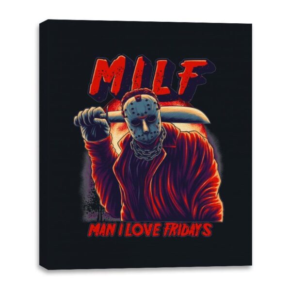 Love Fridays - Canvas Wraps Canvas Wraps RIPT Apparel 16x20 / Black