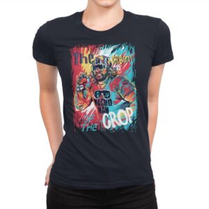 Macho Painting - Womens Premium T-Shirts RIPT Apparel Small / Midnight Navy