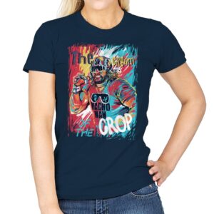 Macho Painting - Womens T-Shirts RIPT Apparel Small / Navy