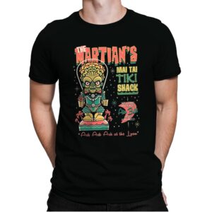 Martians Mai Tai Tiki - Mens Premium T-Shirts RIPT Apparel Small / Black