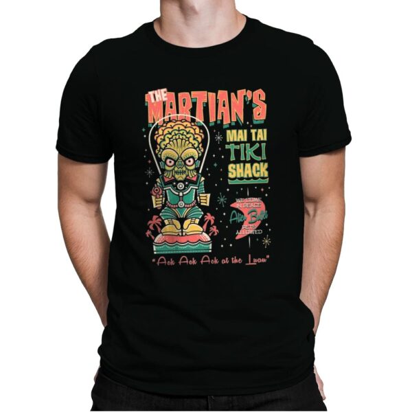 Martians Mai Tai Tiki - Mens Premium T-Shirts RIPT Apparel Small / Black